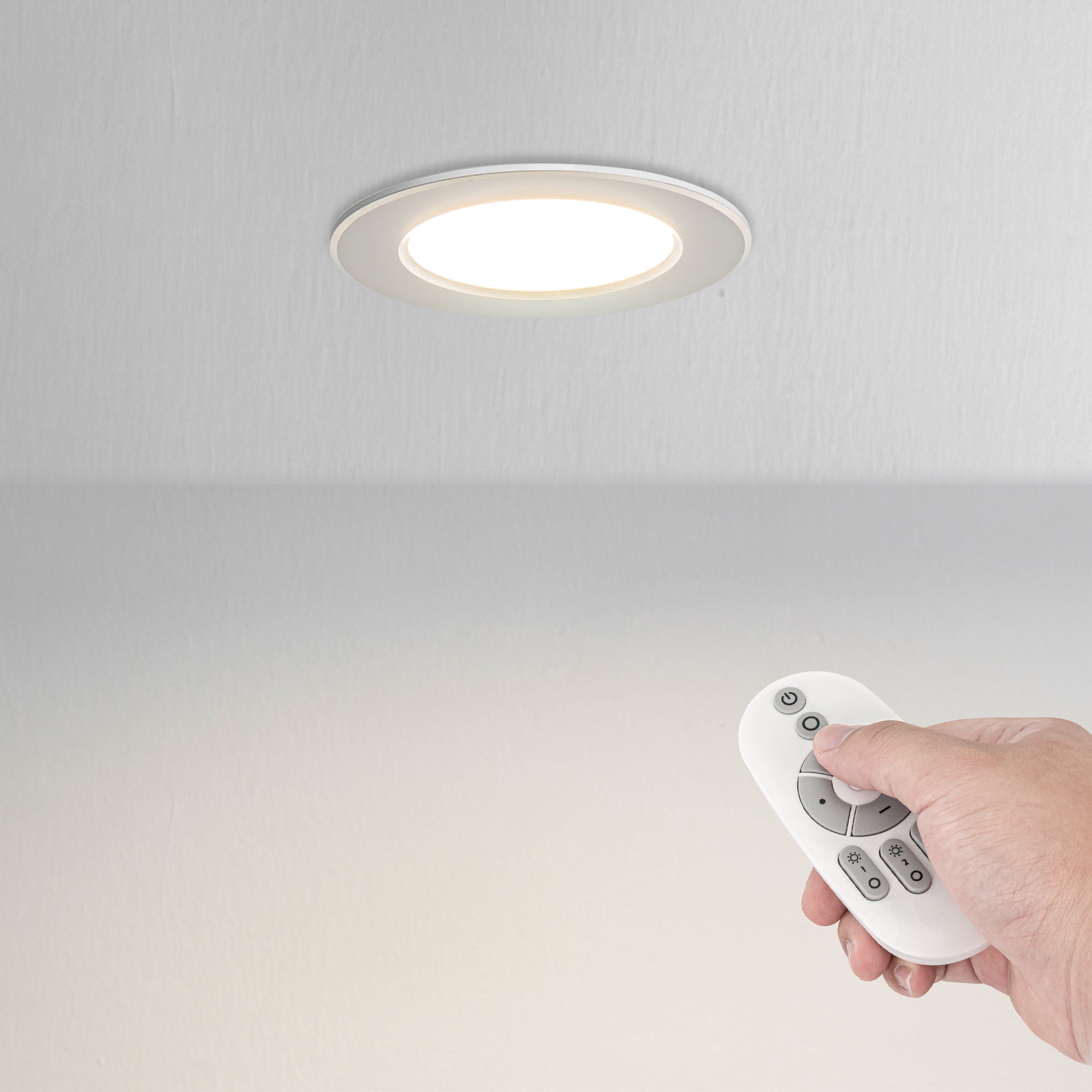 FSLiving LEDダウンライト コンセント式 取付便利 調光調色 リモコン