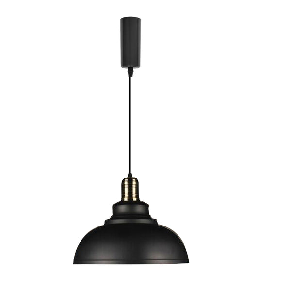 FSLiving Cafe atmosphere pendant light, adjustable length, cord storage flange included, hanging light, E26, kitchen, LED, electric, duct rail light, manly 