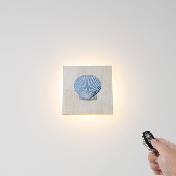 FSLiving [No electrical work required] Rechargeable, luminous mirror, room decoration, clock, bracket light hook included, indirect lighting, wall-mounted lighting, atmosphere, rental lighting, rental, wall-mounted