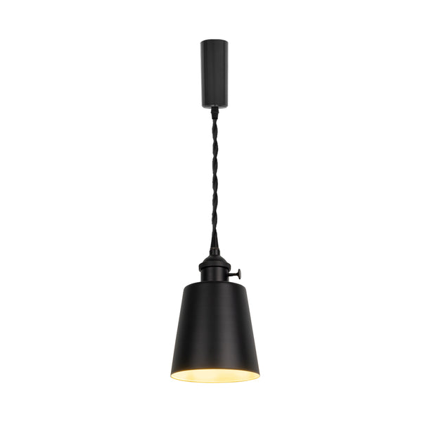 FSLiving Cafe atmosphere pendant light, adjustable length, cord storage flange included, hanging light, E26, kitchen, LED, electric, duct rail light, manly 