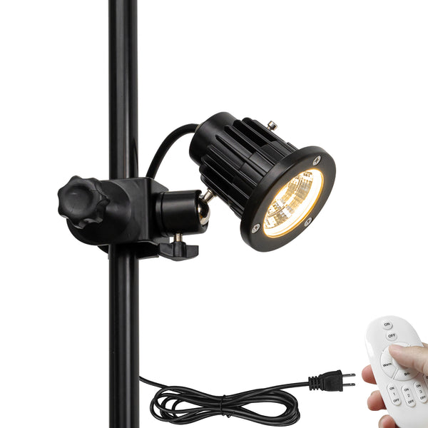 FSLiving Compatible with vertical accessories Spotlight Compatible with tension rods Adjustable Lamp arm Can be fixed to vertical accessories such as rods Clip light New life Rental lighting Rental lighting fixtures Reading light