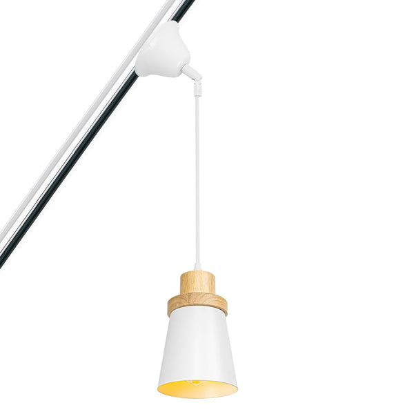 Kiven Pendant Light, Compatible with Sloped Ceilings, Cord Length 100cm, Duct Rail Style, Compatible with Sloped Ceilings, E26 Compatible, Interior Light, Hanging Light, All Nut Color Socket, Shade, E26 Socket, Bulb Sold Separately, TB2861-DZ13CMW, White 