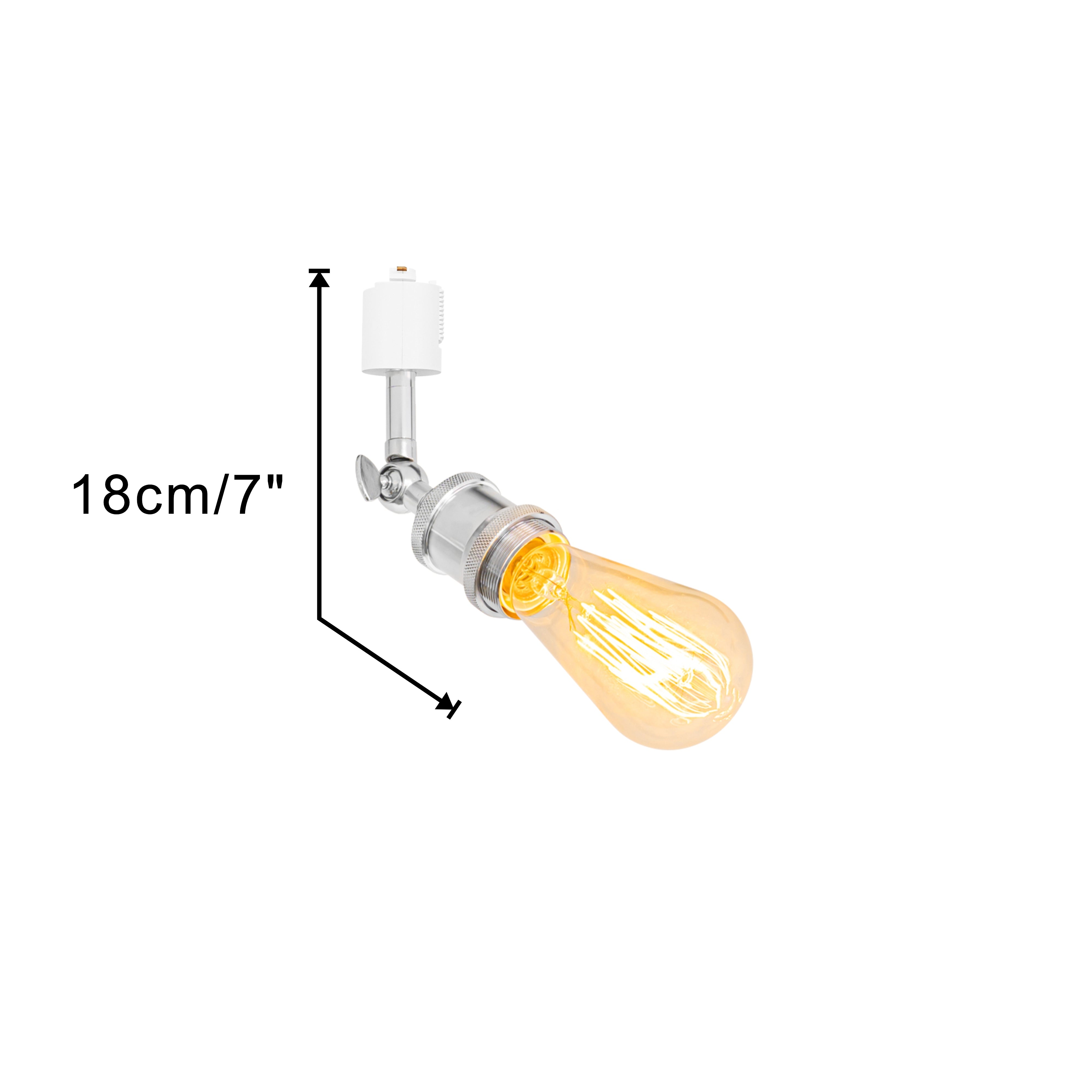 FSLiving シルバー LEDスポットライトダクトレール用 スポット