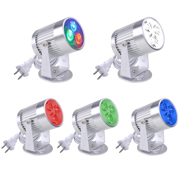 Spotlight 3W Outlet Adjustable Angle Indoor Wall Ceiling Exhibition Photography Adjustable Angle Bracket Light Stage Light DJ Light Disco Club Light Ceiling Light Lighting Christmas/Party/Karaoke Strobe Light