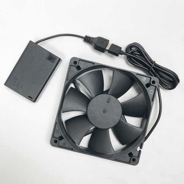 FSLiving USB Fan Pet Cooler for Pets Outside Mini Fan with Battery Box