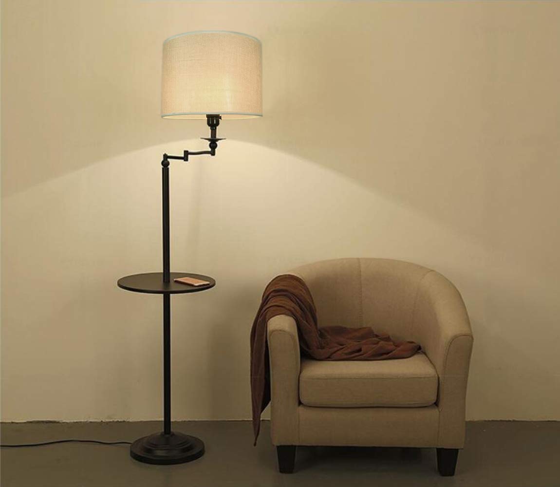 FSliving【交換用】布 ランプシェード ホルダー式 直径25cm スタンド用 テーブルスタンド シェードのみ ランプ 照明