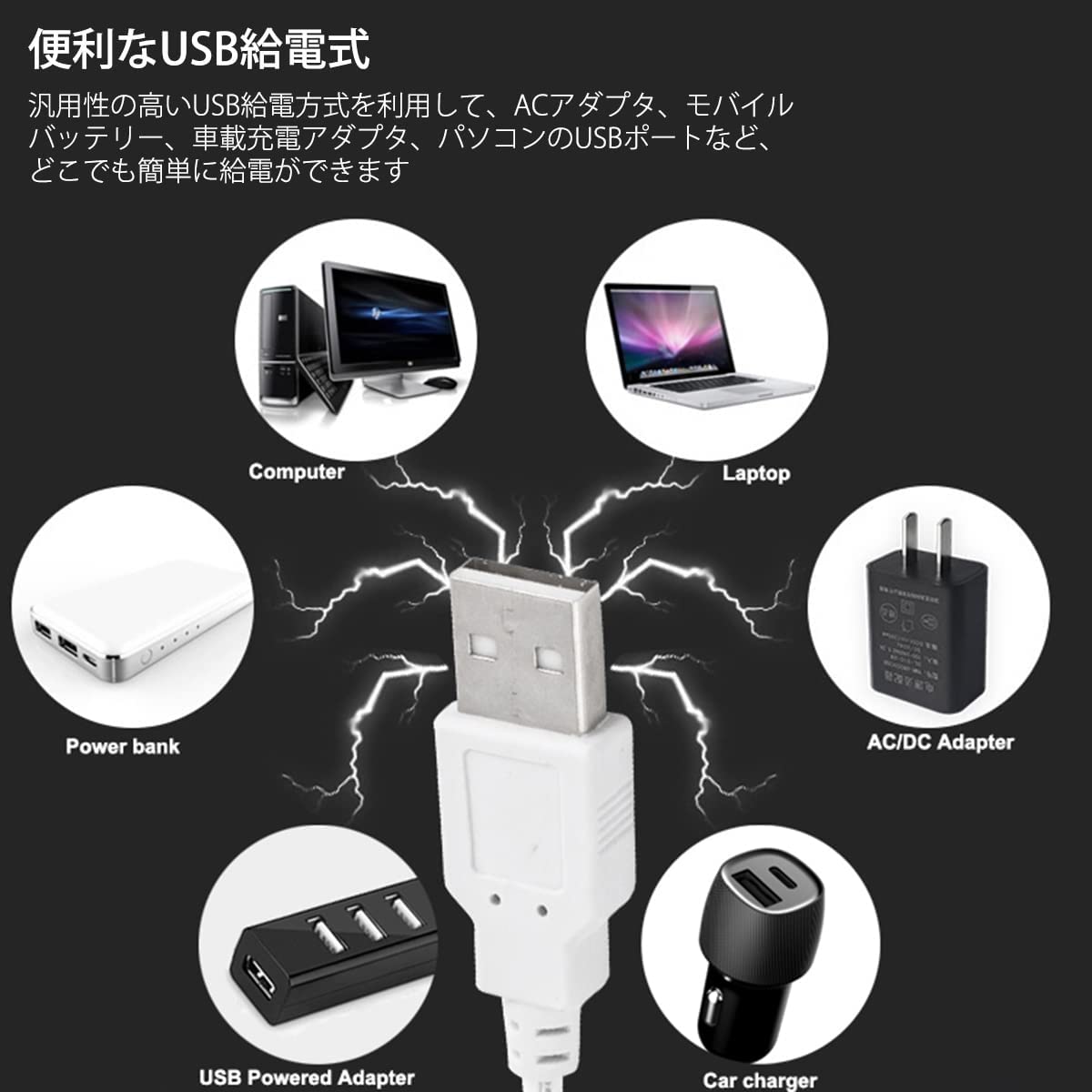 卓上扇風機 小型 静音 USB給電式 ピンク - 扇風機・サーキュレーター