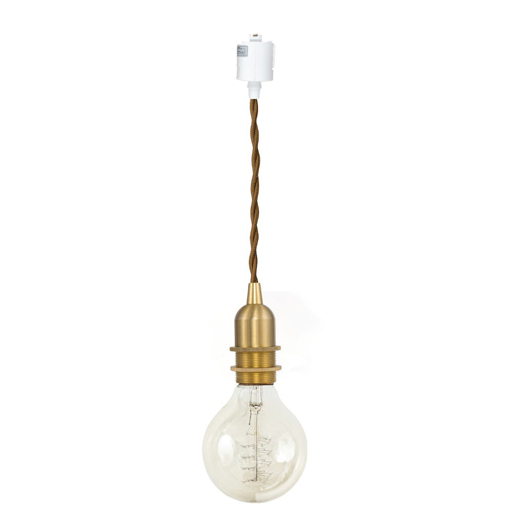 販促真鍮ソケットペンダントライト ダクトレール用　12個セット：電球サービス シーリングライト・天井照明